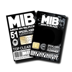 MIB Special Agent Men In Black 6X ID Badge Card Halloween Cosplay Costume Nome Tag Costume Accessori Stampabile Pdf Eps Svg Png SCARICA