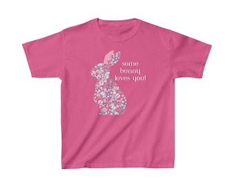 Some Bunny Loves You kids shirt, kids Easter shirt, Easter Bunny t-shirt, Girls Easter shirt