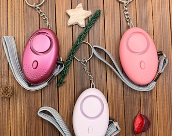 Security alarm key ring for women, anti-aggression key ring, child emergency safety pocket alarm, self-defense protection