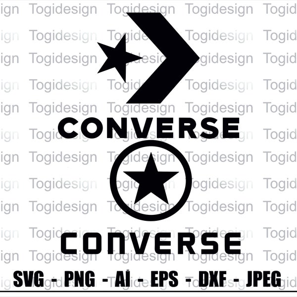 Converse SVG File,Bundle Layered SVG | Decal | High Quality | Digital File | Download Only | Cricut | Vector