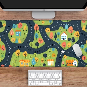 City Carpet Nostalgia Mousepad | 4 Sizes | 90s 2000s Nostalgia Gift, 90s Mousepad, Gaming Mousepad, Keyboard Mat, Mouse Mat, Office Decor