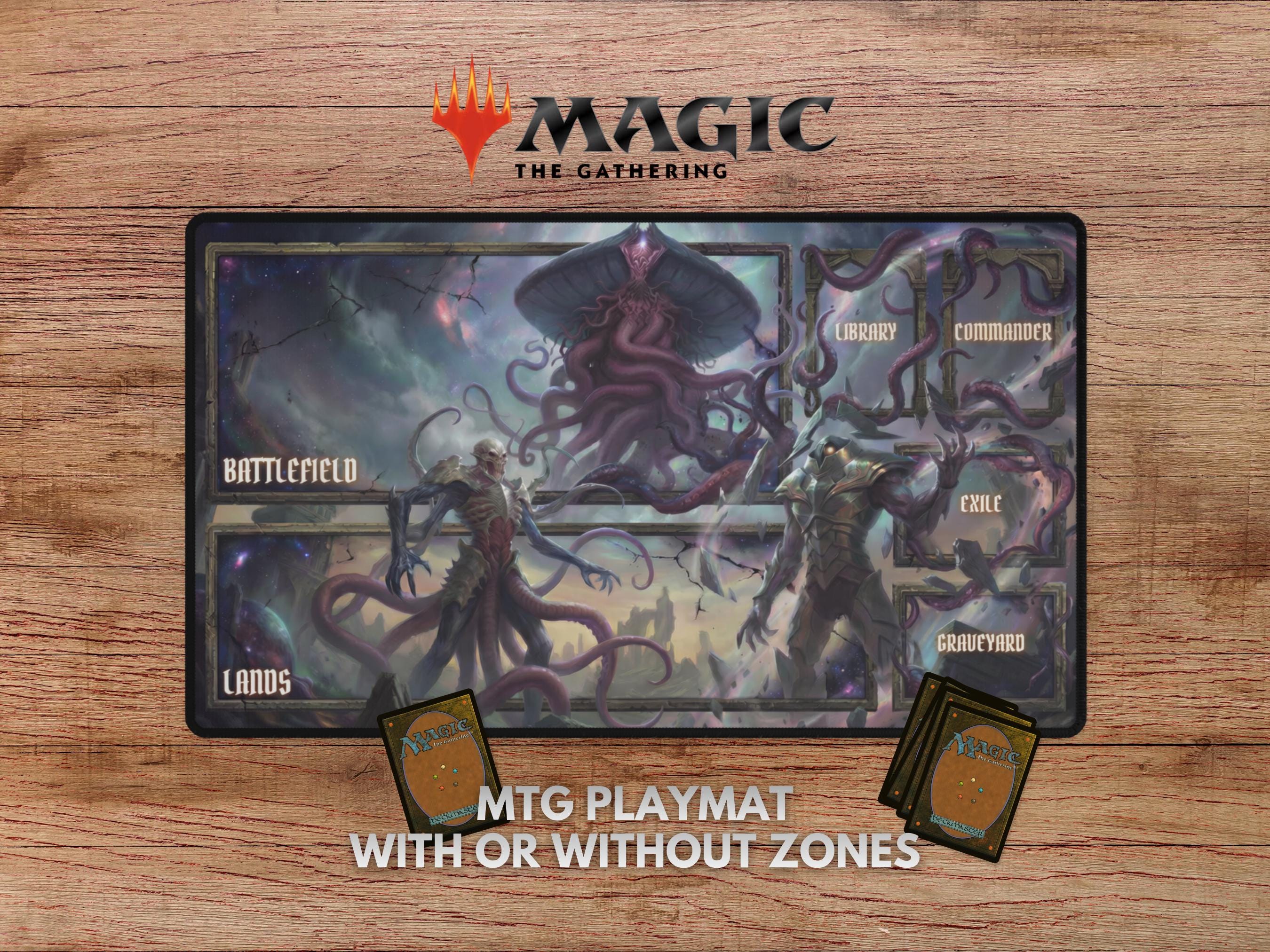 MAGICCON プレイマット mtg エルドラージ ウラモグ エムラクール Mtg playmat eldrazi - Etsy 日本