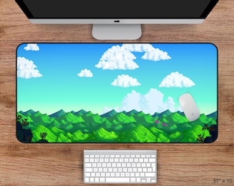 Stardew Valley Desk Mat - Stardew Valley XXL Mouse Pad - NonSlip Base - Stardew Valley Gift Idea