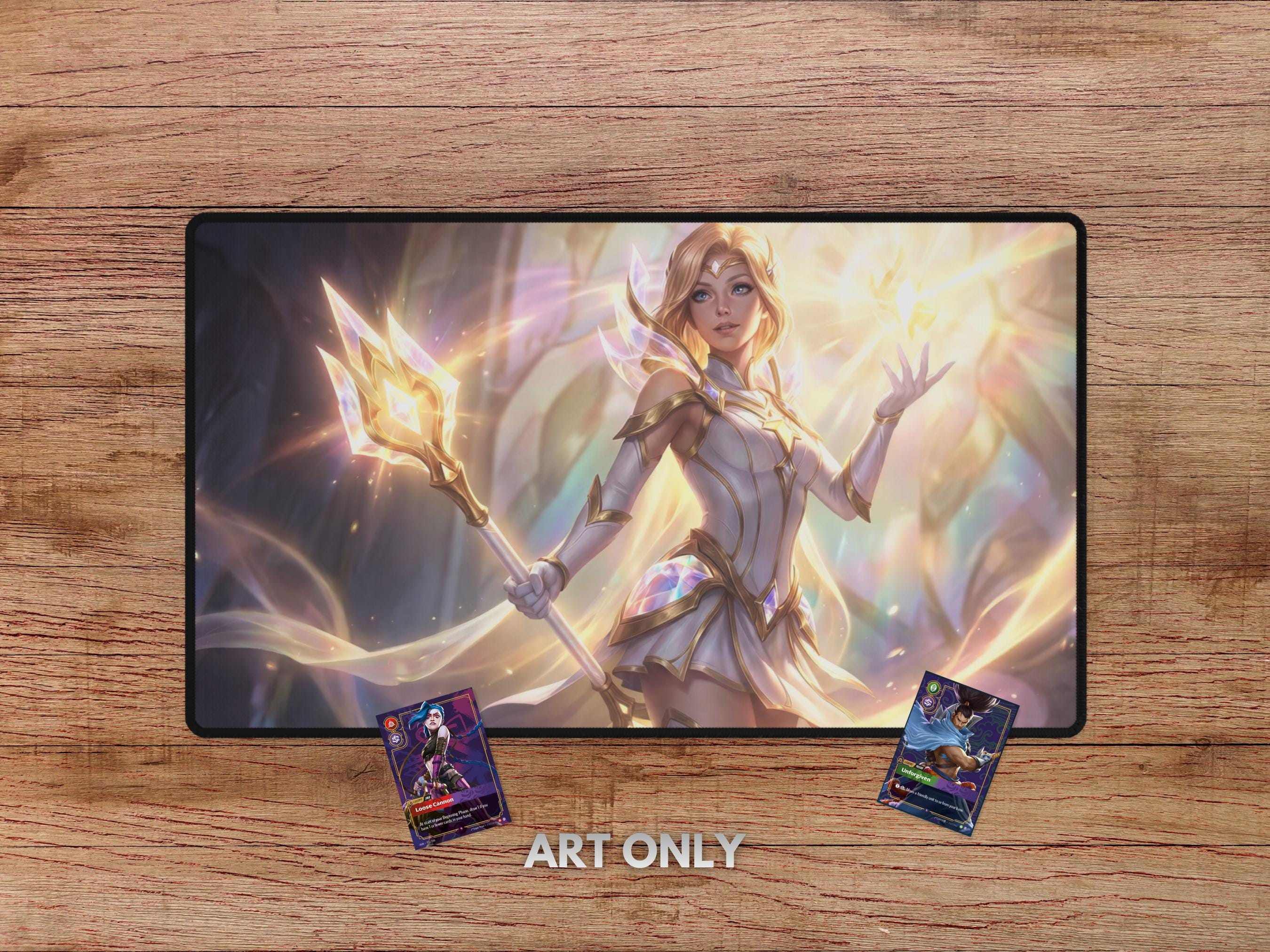 Sp Lux Riftbound Divine Lux Riftbound Playmat - Riftbound Trading Card Game - Stitched ...