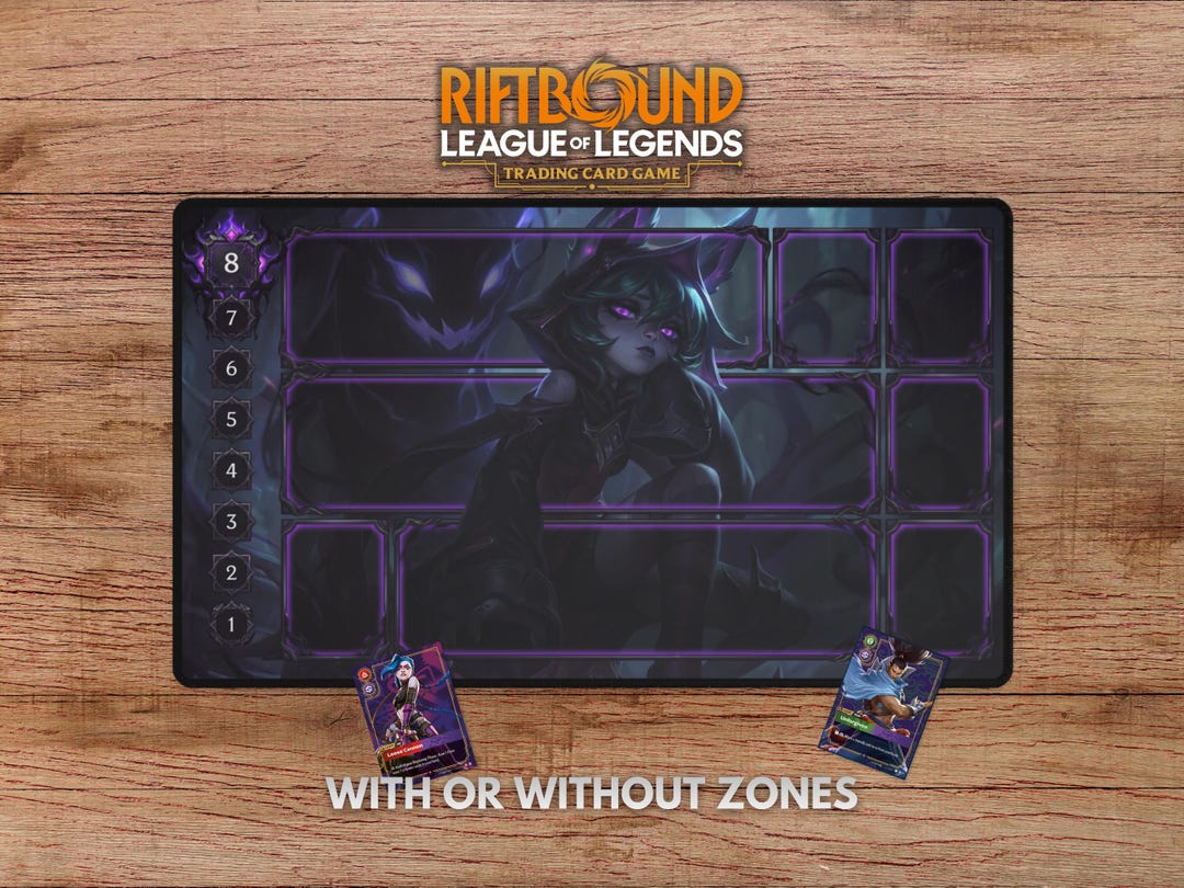 Vex Riftbound Playmat - With Themed Zones, Vex Playmat for Riftbound ...