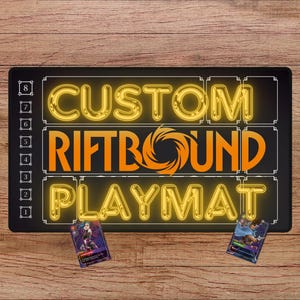 Custom RiftBound TCG Playmat: Design Your Own Playmat (23.6" x 13.8")
