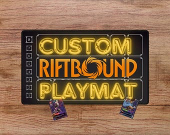 Custom RiftBound TCG Playmat: Design Your Own Playmat (23.6" x 13.8")