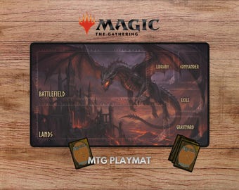 MTG 龍王オジュタイ プレイマット 龍王オジュタイ』プレイマットが届きました : エンド前に○○