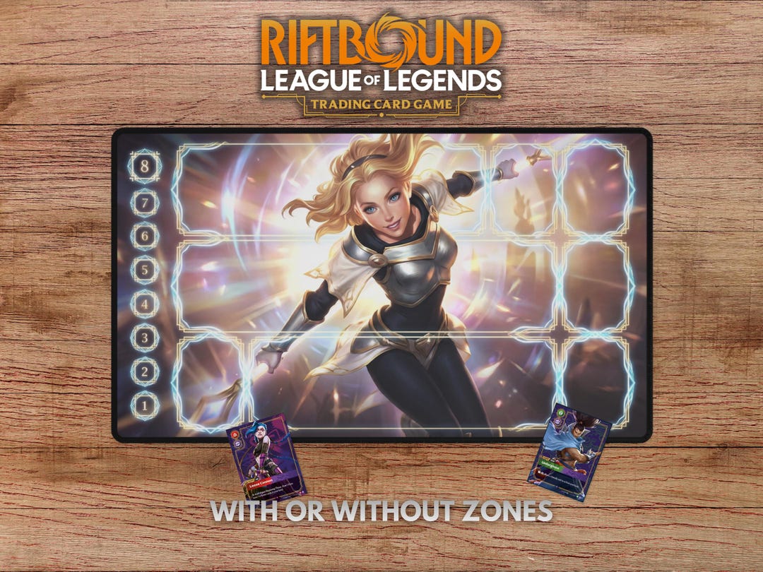 Lux Riftbound Playmat - Riftbound Trading Card Game - Stitched Edges ...