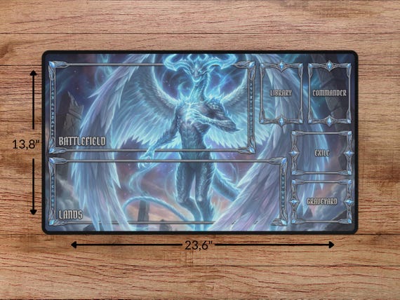 精霊龍、ウギン　プレイマット　MTG　　 UGIN the spirit Ugin, the Spirit Dragon MTG Playmat, Dragon Playmat, Ugin Playmat