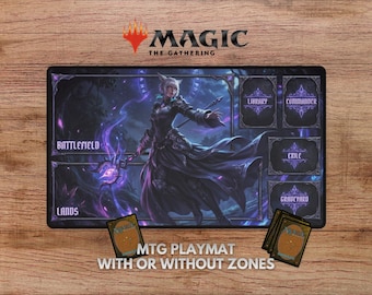 smatcamp MTG speelmat, 60 x 35 cm, MTG speelmat met zones