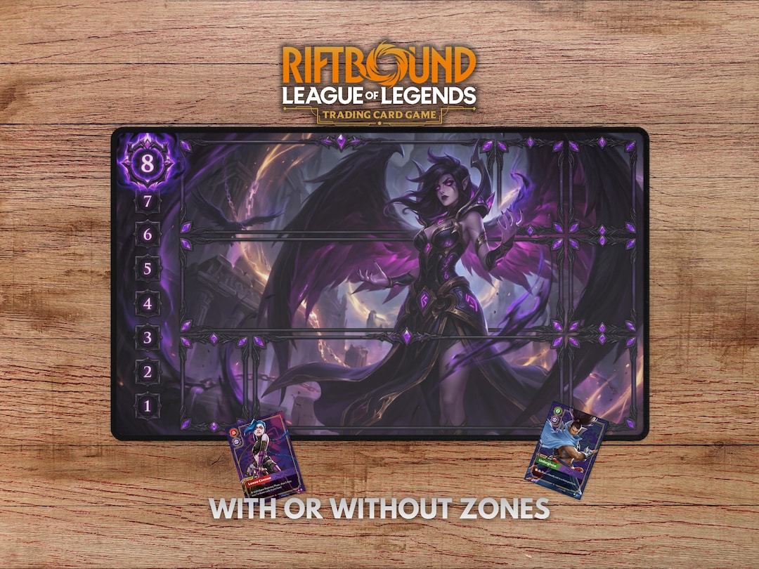 Morgana Riftbound Mat - With Themed Zones, Morgana Playmat for ...