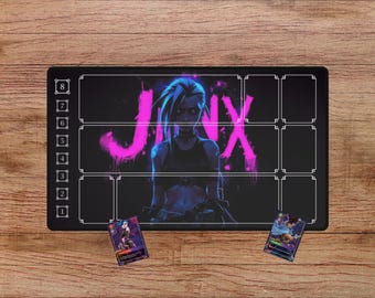 Arcane Jinx Gaming Playmat: League of Legends RiftBound Schreibtischunterlage