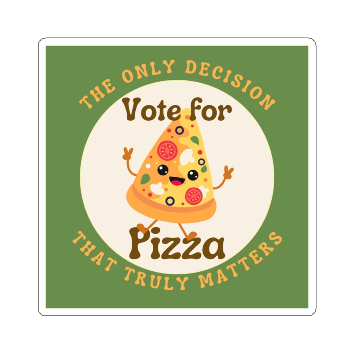 Sticker 2024 Election Humor Sticker Election Essentials Decal 2024
