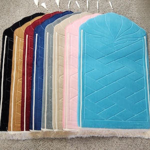 Personalized luxury prayer mat.