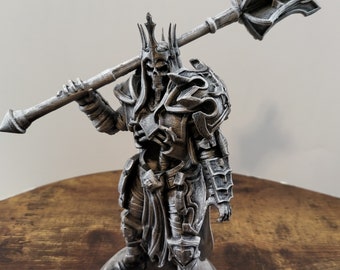 10" Hand Painted King Leoric 3D Printed Diablo Statue