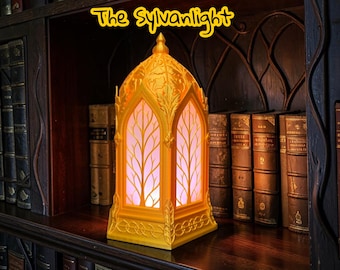 Elven Tree of Life Lantern Color Changing LED Lamp Fantasy Decor Remote Gift