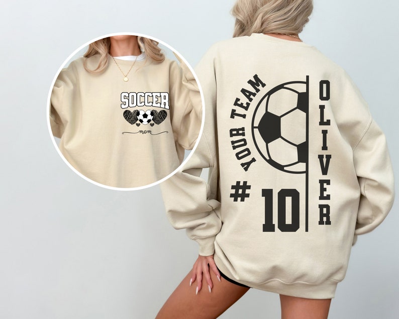 Custom Soccer Mom Sweatshirt