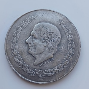 Mexico Coin, 1951 5 Pesos, Mexican Republic Coin Restrike.