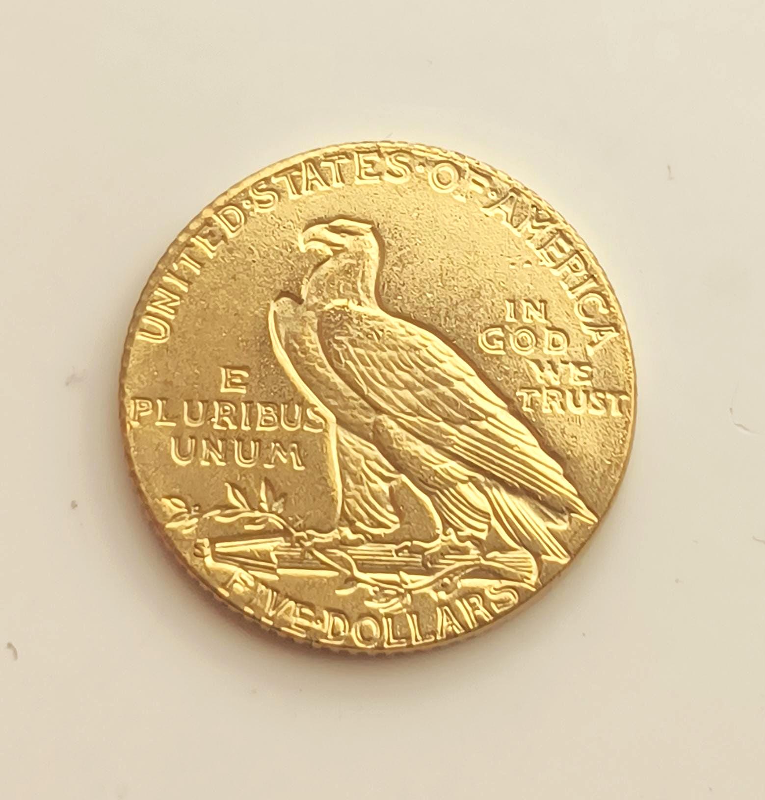 アメリカ インディアン 金貨 Motto of イーグル 1908年 - DETAILS No