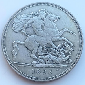ヴィクトリア *1892* クラウン - 英国コイン / 再鋳造 - Etsy 日本