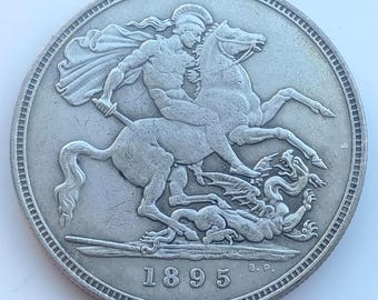 ヴィクトリア *1892* クラウン - 英国コイン / 再鋳造 - Etsy 日本