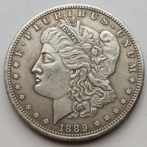 1889-S Morgan Dollar Restrike : Versilbertes Sammlerstück