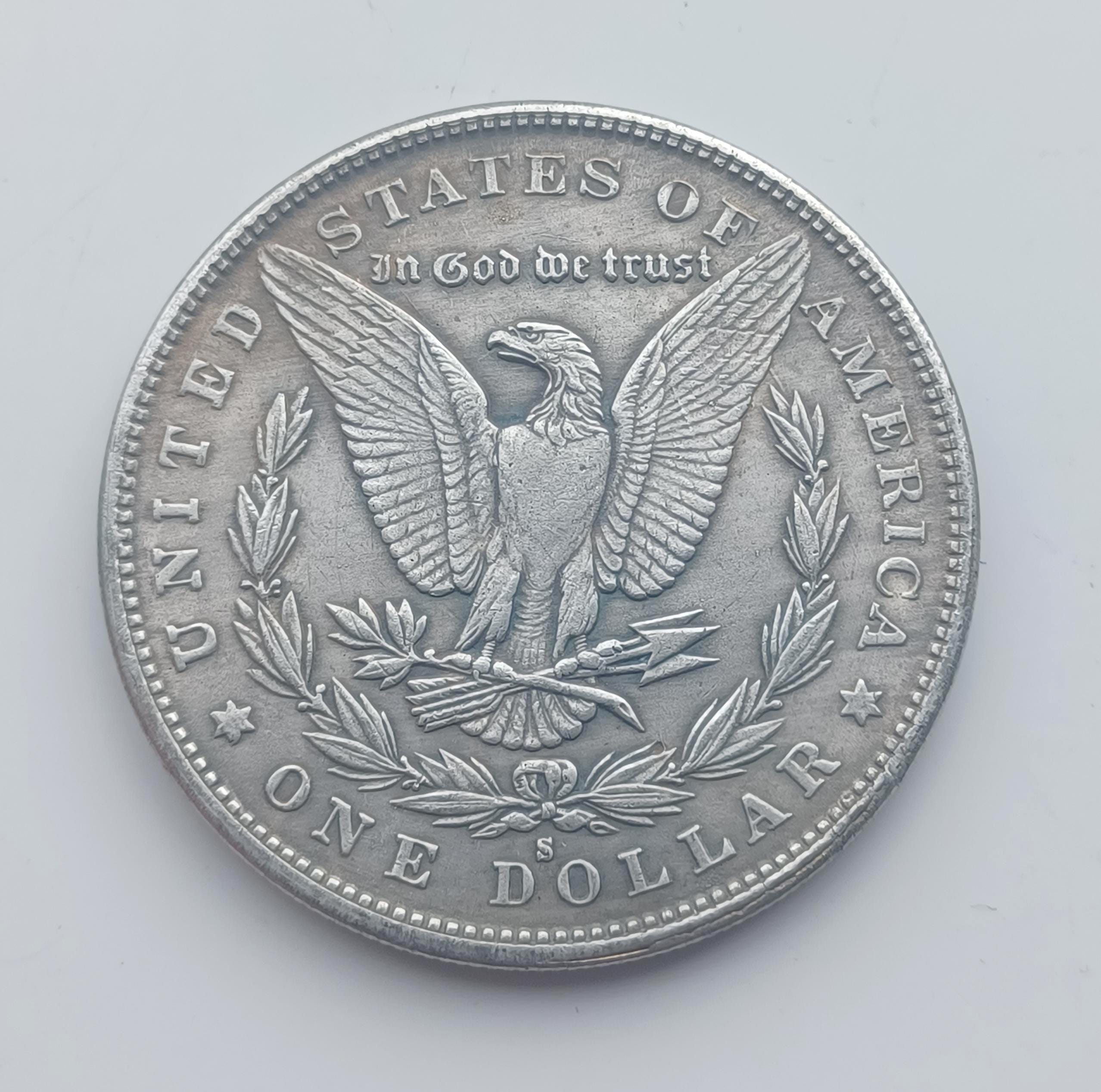 1887年 S モルガン・ダラー、サンフランシスコ造幣局、アメリカ合衆国