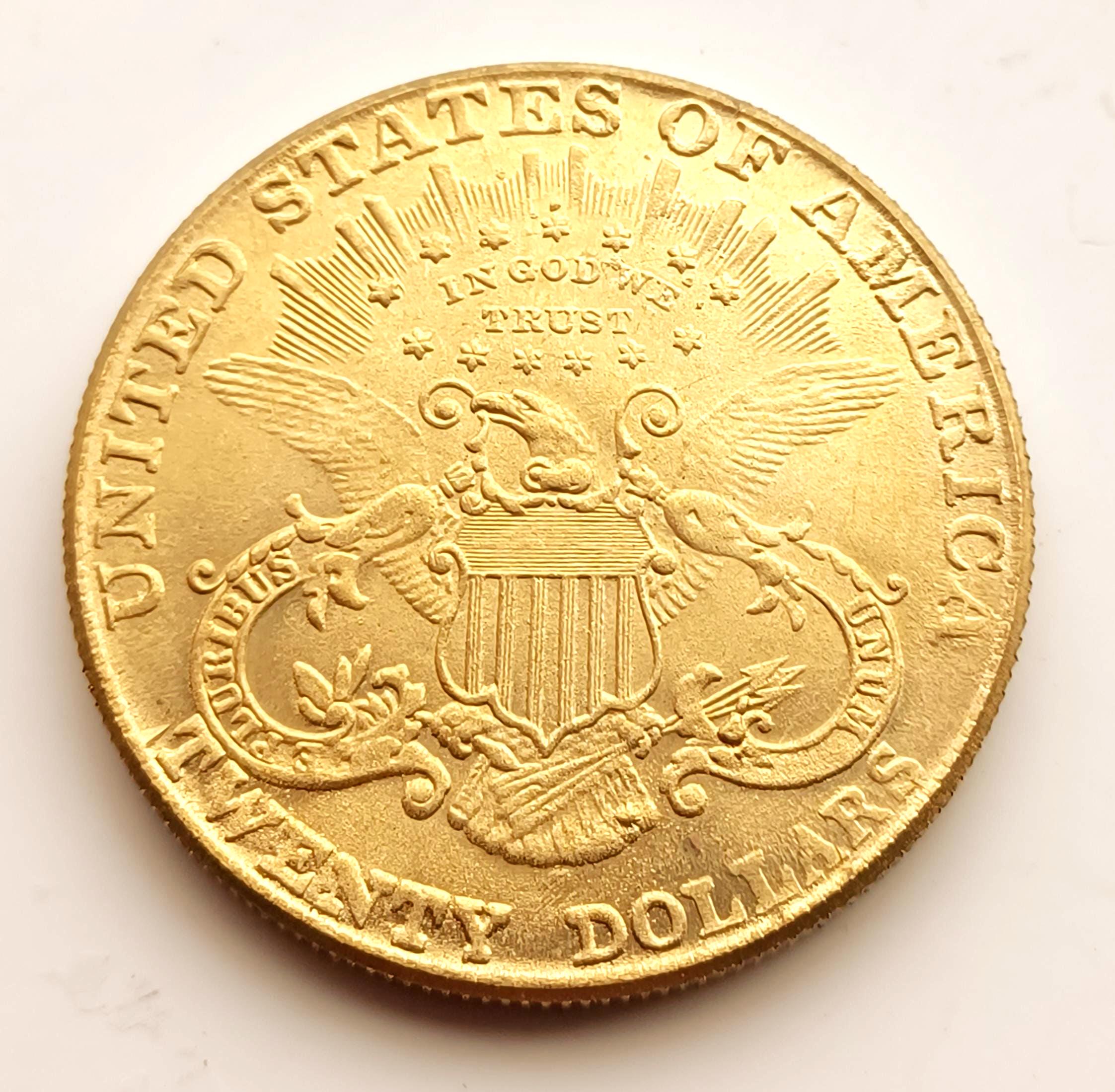 1904年 20ドル金貨、リバティヘッド ダブルイーグル、モットー入り