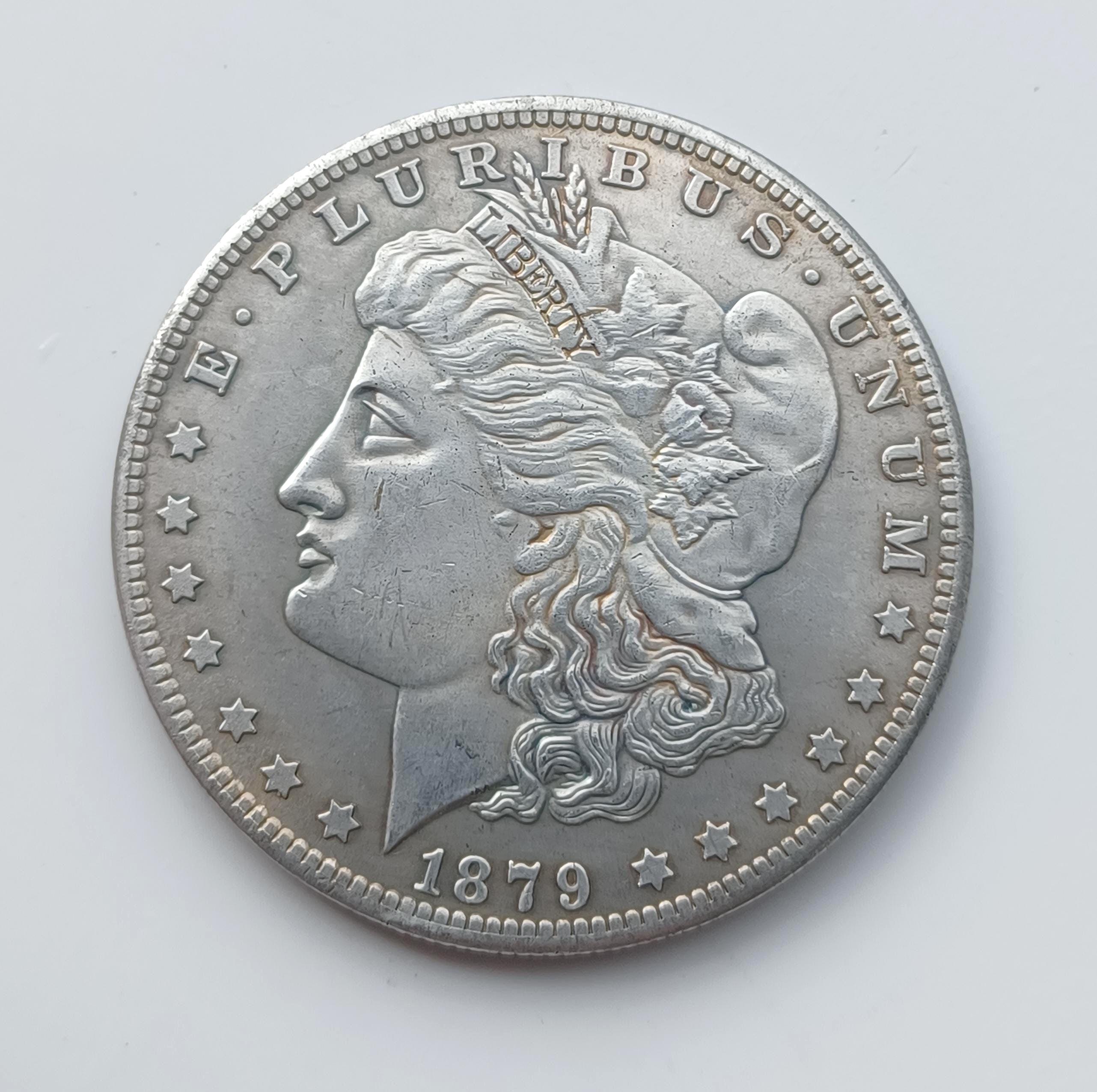 モルガンダラー銀貨　1879年　アメリカ銀貨 1879年 モルガン ダラー 銀貨 1ドル シルバー コイン モルガン