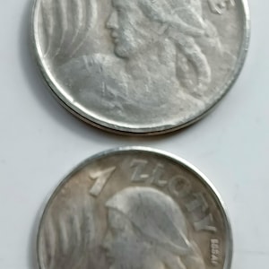 Poland / Lithuanian 1 Zlote & 2 Zlote  *1924* -  Restrikes