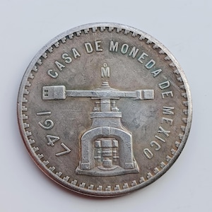 Mexican *1947* Onza, Mexico Republic, Restrike