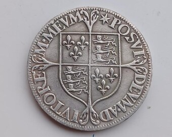 エリザベス 1 世 *1561_1571* シリング - チューダー家、英国硬貨の再