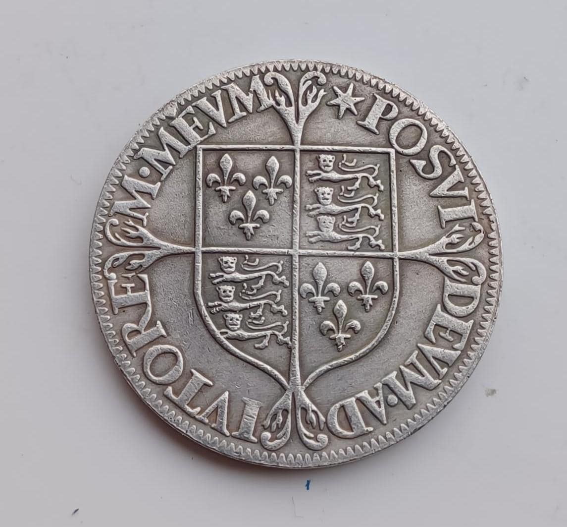 エリザベス 1 世 *1561_1571* シリング - チューダー家、英国硬貨の再
