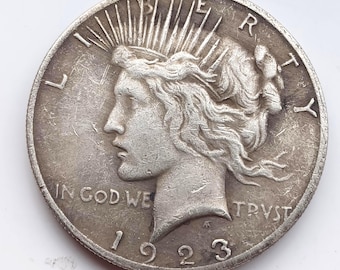 Dólar de la Paz de 1923, reacuñación de moneda de Estados Unidos.