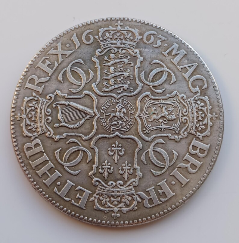 British Crown Coin *1663* Charles Ll Petition Crown, Restrike - Etsy UK