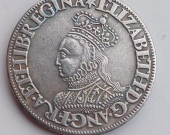 エリザベス 1 世 *1561_1571* シリング - チューダー家、英国硬貨の再