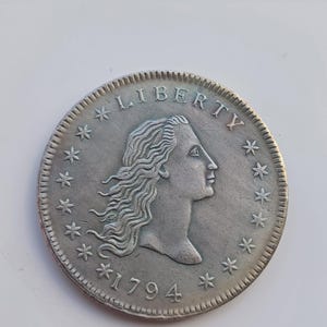 United States One Dollar *1794* Flowing Hair, Restrike