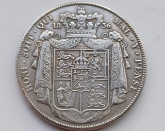 ウィリアム4世 *1836年* クラウン - 旧英国硬貨 / 復刻版 - Etsy 日本