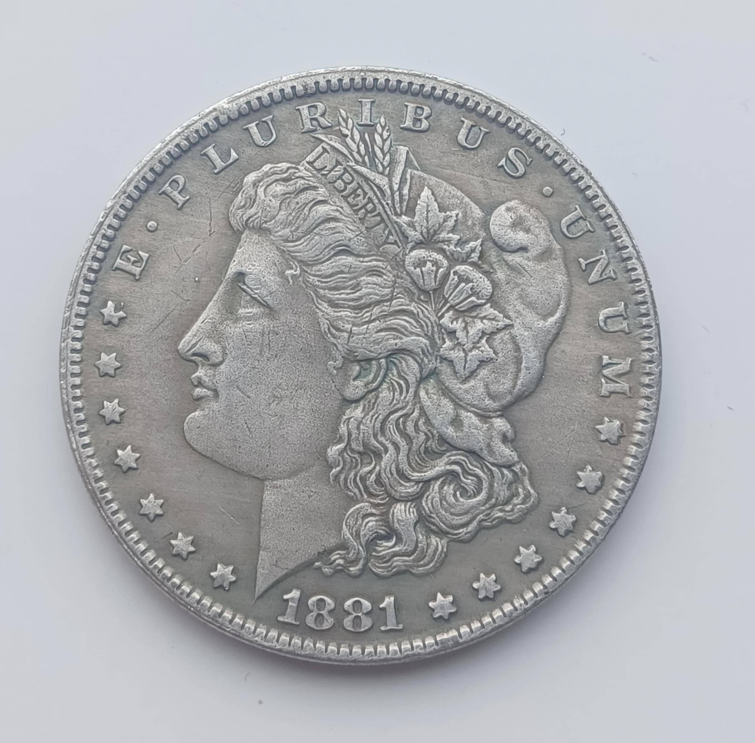 1881年Sミント モーガン・ダラー、サンフランシスコ造幣局