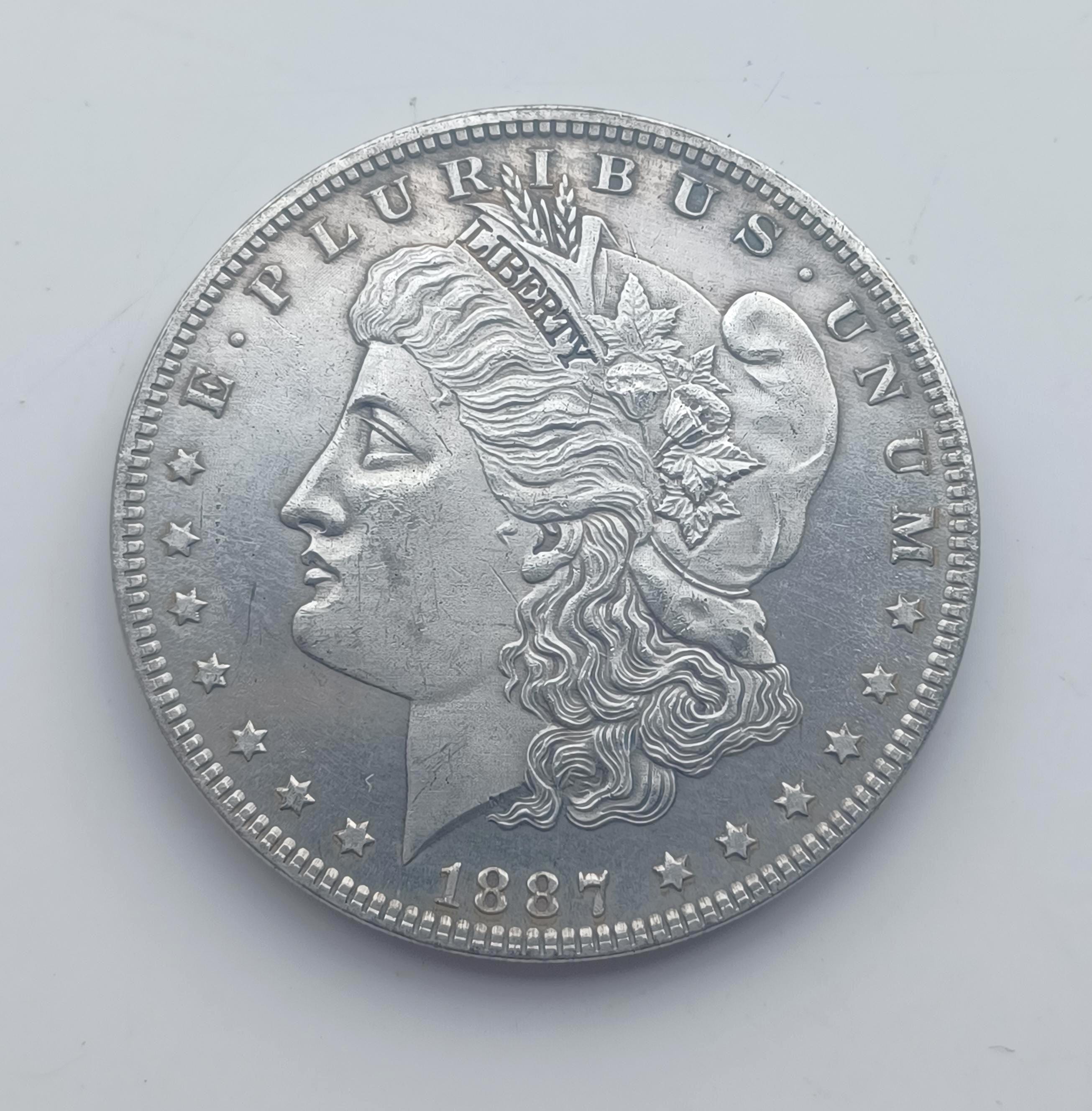 n*m様 1887年 アメリカ合衆国サンフランシスコ造幣局　モルガンダラー 銀貨 1887年 S モルガン・ダラー、サンフランシスコ造幣局、アメリカ合衆国