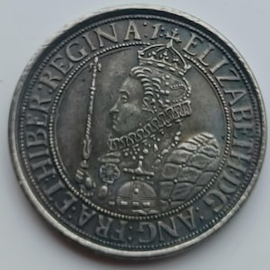 1601 Elizabeth l Tudor sixpence - Restrike British