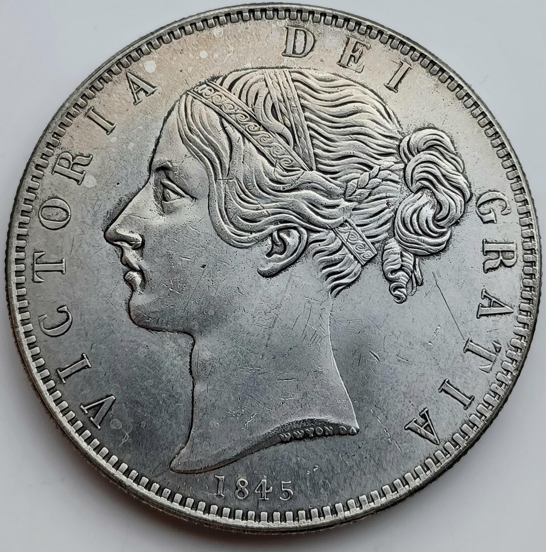 1845年 ヴィクトリア女王 ヤングヘッドクラウンコイン コレクター向け