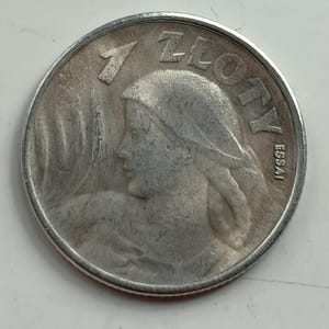 Poland / Lithuanian 1 Zlote  *1924* - Silver Restrike