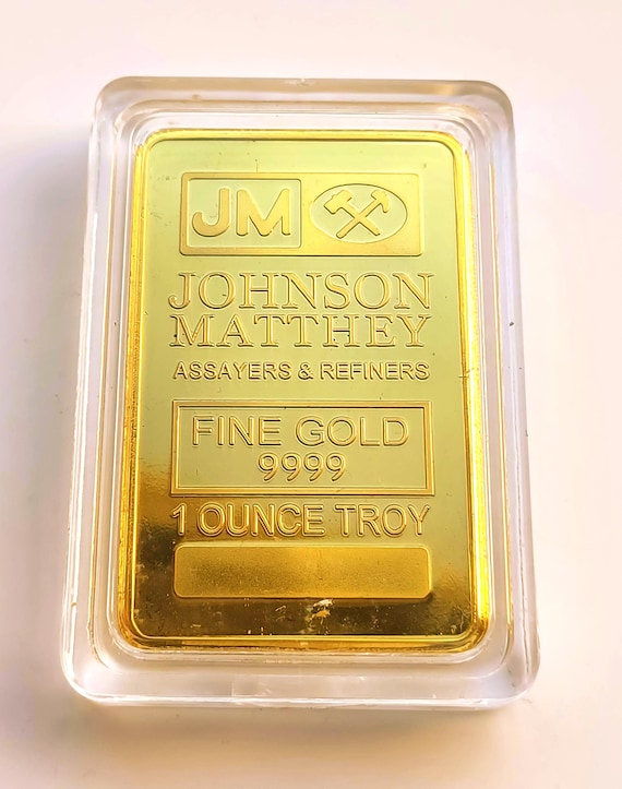 JOHNSON MATTHEY JM - 1 2 oz 9999 Pure Gold Bar Sealed