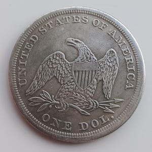 1 Dollar Seated Liberty Coin *1840* United States Coin Collector, Restrike.