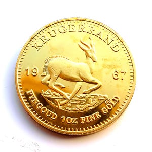 South Africa Krugerand *1967* Gold Plated Restrike