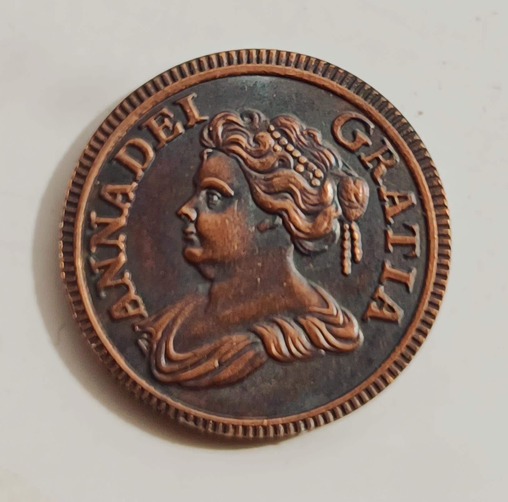 Silver Coin Queen Ann - Etsy