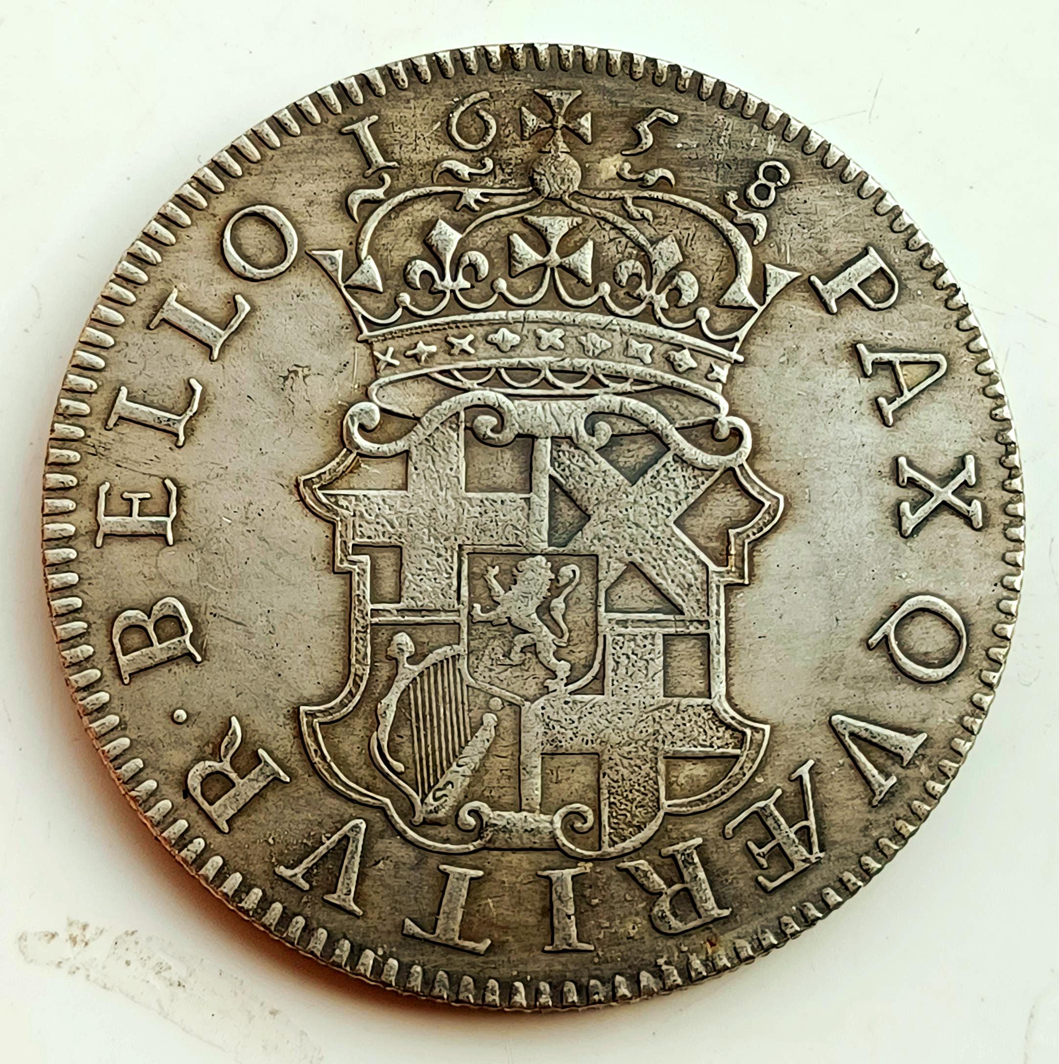 Oliver Cromwell *1658* Crown Coin, Old British Coin Restrike. - Etsy