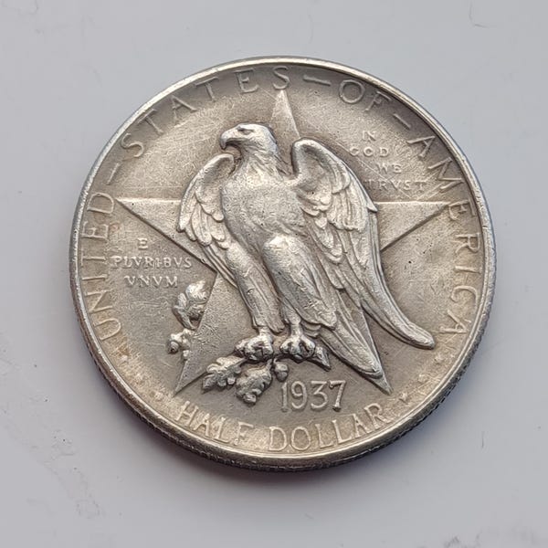 1937 Texas  Half Dollar, United States Commemorative Coin Restrike.